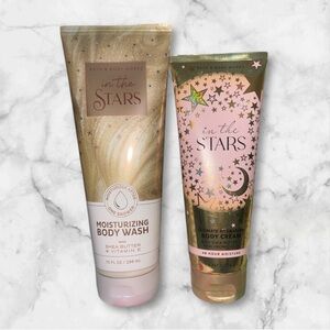 Bath & Body Works In The Stars Moisturizing Body Wash and Cream NWT